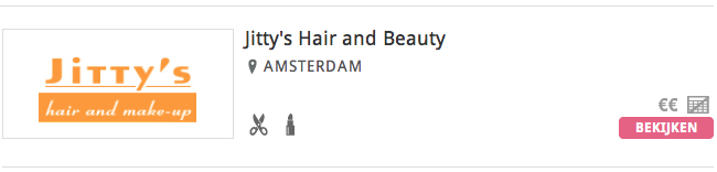 Jitty's Hair and make-up Amsterdam